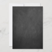 Invitation Chalkboard String Love Coeur Saint Valentin (Dos)
