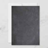 Invitation Chalkboard Un Petit Baby shower Surfer (Dos)