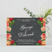 Invitation Chalkboard Wedding Invitation, 7 x 5, One sided (Debout devant)