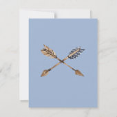 Invitation Chambray Boho BabyDouche (Dos)