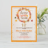 Invitation Chambre d'automne fête de réchauffement ouvert mai (Debout devant)