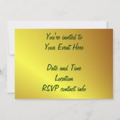 Invitation Chambre de pain d'épice Bijou-Couverte (Dos)