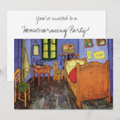 Invitation Chambre de Van Gogh Vincent à Arles, Réchauffement (Devant / Derrière)