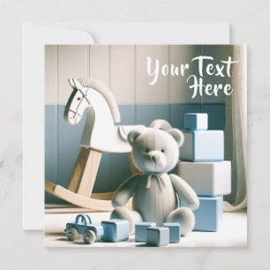 Invitation Chambre pour enfants avec jouets