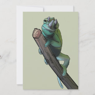 Invitation Chameleon de Cute Jackson