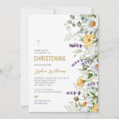 Invitation Chamomille et Eucalyptus Fleur sauvage (Devant)