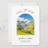 Invitation Chamonix Mariage Alpes Françaises Enregistrer la d (Devant)