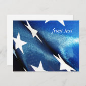 Invitation Champ bleu (1) (Devant / Derrière)