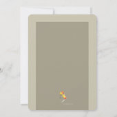 Invitation Champ de fleurs (Dos)