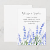 Invitation Champ de Lavande 2 (Devant / Derrière)