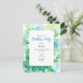 Invitation 'Champ de marguerites Abstrait' (Debout devant)