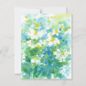 Invitation 'Champ de marguerites Abstrait' (Dos)