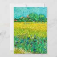 Champ de Van Gogh avec Iris près d'Arles