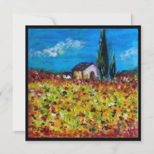 INVITATION CHAMP JAUNE