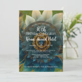 Invitation Champ Vivant | Mandala Floral (Debout devant)