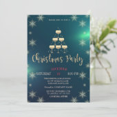 Invitation Champagne Arbre en Verre, Compagnie Verte (Debout devant)