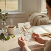 Invitation Champagne Bow Baby Shower QR code Invite