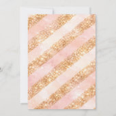 Invitation Champagne Bubbly & Gold Glitter Bridal Shower (Dos)