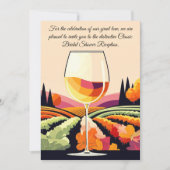 Invitation Champagne Classic Elegance douche nuptiale (Devant)