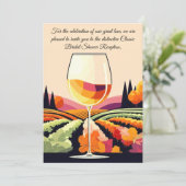 Invitation Champagne Classic Elegance douche nuptiale (Debout devant)