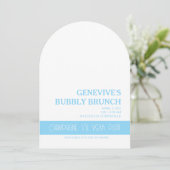 Invitation Champagne Coquette (Debout devant)