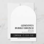 Invitation Champagne Coquette (Devant)