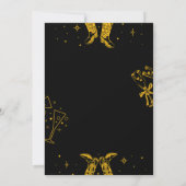 Invitation Champagne de fête (Dos)