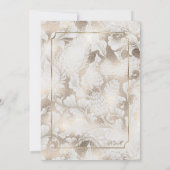 Invitation Champagne de Mariage Paisley officiel ID767 (Dos)