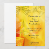 Invitation Champagne d'Or (Devant / Derrière)