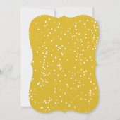 Invitation Champagne d'or à la fête du Nouvel An (Dos)