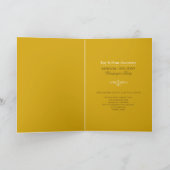 Invitation Champagne d'or Nouvel An Elegant Chic Fête (Intérieur)