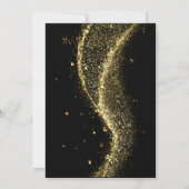 Invitation Champagne d'or | Toast | Invitat de la partie d'en (Dos)