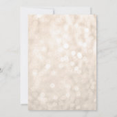 Invitation Champagne Faux Parties scintillant Douce 16 Annive (Dos)