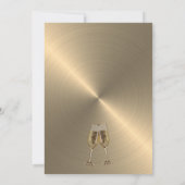 Invitation Champagne Flute Toast Bridal Shower Template (Dos)