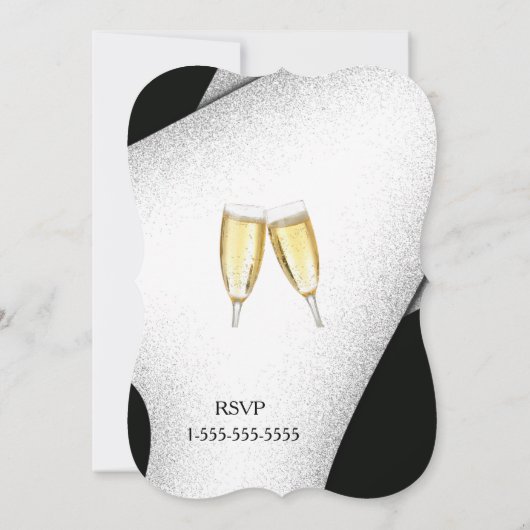 Invitation Champagne Glass (Dos)