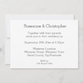 Invitation Champagne Glasses Wedding (Dos)