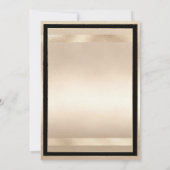 Invitation Champagne Gold Black Glamour Luxury Wedding (Dos)