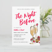 Invitation Champagne La Nuit Avant Le Dîner De Répétition (Debout devant)