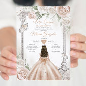 Invitation Champagne Mis Quince 15 Anos Parties scintillant A
