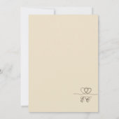 Invitation Champagne Modern Chic Mix and Match Wedding (Dos)