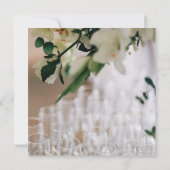 Invitation Champagne Photo Brunch & Bubbly Écriture manuscrit (Dos)