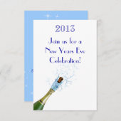 Invitation Champagne qui saute (Devant / Derrière)