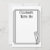Invitation Champagne Smoking (Dos)