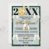 Invitation Champagne Toast 2026 New Years Eve Party (Devant)
