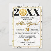 Invitation Champagne Toast 2026 New Years Eve Party (Devant)