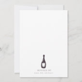 Invitation Champagne Tower Engagement Party  (Dos)