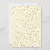 Invitation Champagne Tower Gold Texte Jaune Partie d'engageme (Dos)