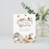 Invitation Champignon d'Automne | Forêt de Bois Merci (Debout devant)