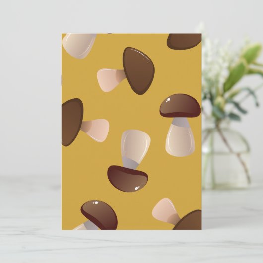 Invitation Champignons Brown (Debout devant)