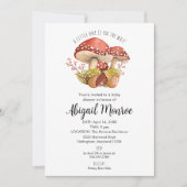 Invitation Champignons et Baby shower d'Acorns (Devant)